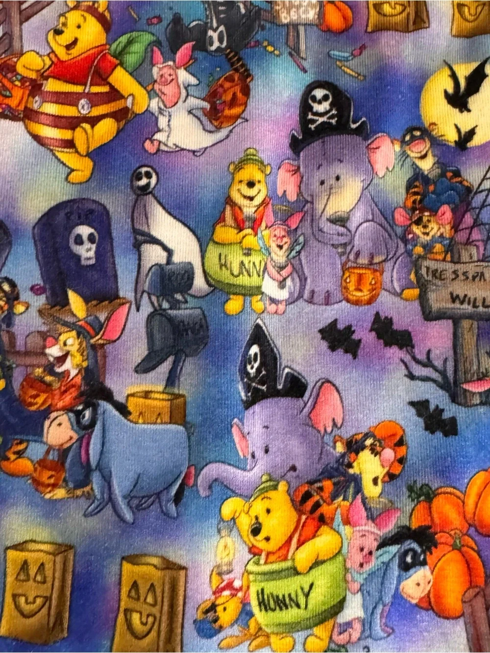 Little Moonbeams Winnie the Pooh Halloween Bamboo Pajama Set